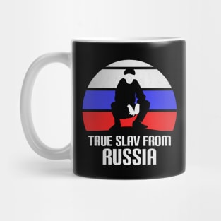 True slav from Russia - slav squat Mug